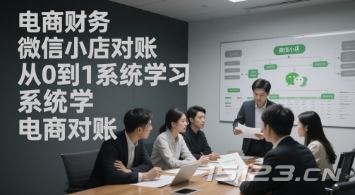 电商财务微信小店对账,从0到1系统学习电商对账