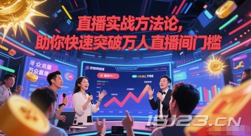 直播实战方法论,助你快速突破万人直播间门槛