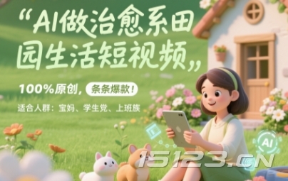 AI做治愈系田园生活短视频,100%原创,条条爆款,无脑矩阵, 适合小白